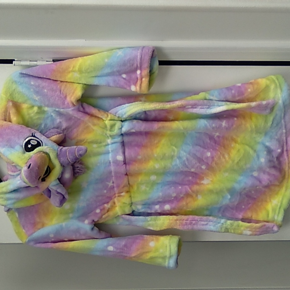 NIB UNICORN ROBE WITH MATCHING ONE FOR YOUR DOLL - Picture 4 of 5